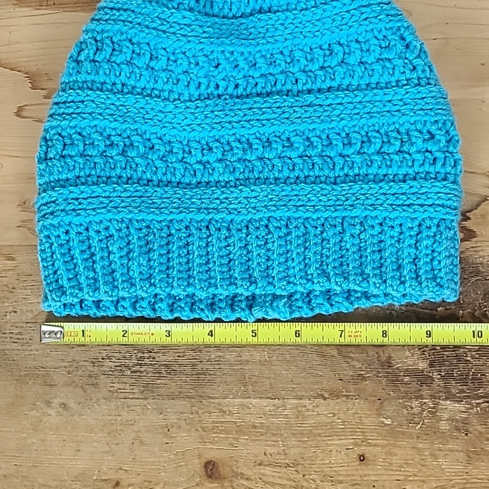 1️⃣7️⃣Handmade Winter Hat Blue-NEW